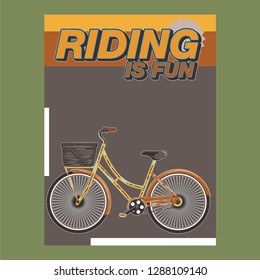 Bicycle Ride More Vector illustration - Vector