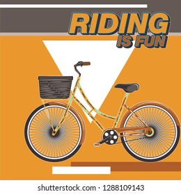Bicycle Ride More Vector illustration - Vector