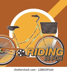 Bicycle Ride More Vector illustration - Vector
