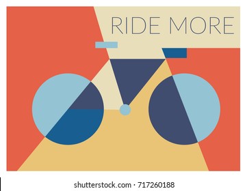 Bicycle Ride More Vector illustration