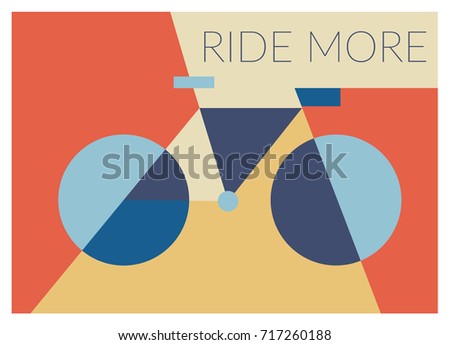 Bicycle Ride More Vector illustration