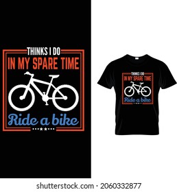 Bicycle ride t shirt design