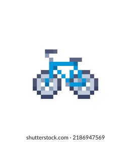 Bicycle Rider Male Character Pixel Art Stock Vector (Royalty Free ...