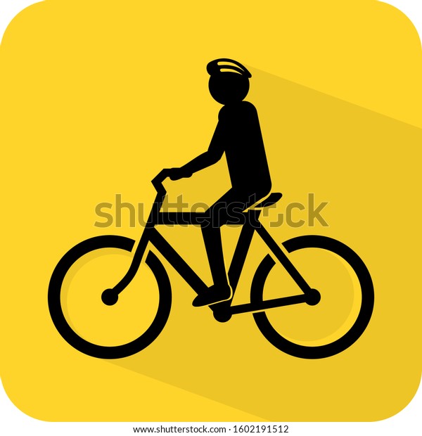 CYCLIST Decal parking Decals bike bicycle bike rider riding cycle