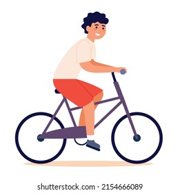 Bicycle Rider Silhouette . Bicycle Rider Vector