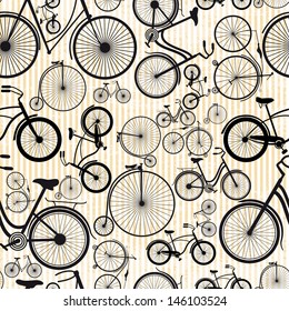 Bicycle Seamless Pattern