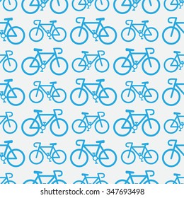 Bicycle seamless pattern