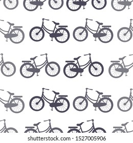 bicycle Seamless Pattern wallpaper background vector