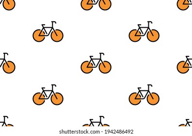 Bicycle seamless texture for print.