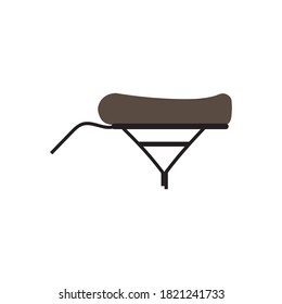 bicycle seat passenger vector design ilustration icon logo templat
