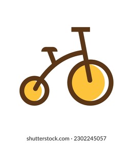 Bicycle shop logo design vector image, Bicycle logo concept icon vector, Simple design modern vector