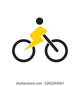 Bicycle shop logo design vector image, Bicycle logo concept icon vector, Simple design modern vector