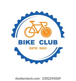 Bicycle shop logo design vector image, Bicycle logo concept icon vector, Simple design modern vector