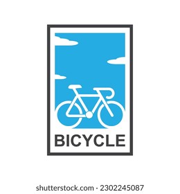 Diseño del logotipo de la tienda de bicicletas imagen vectorial, vector del concepto del logotipo de la bicicleta, diseño sencillo, vector moderno