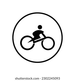 Bicycle shop logo design vector image, Bicycle logo concept icon vector, Simple design modern vector
