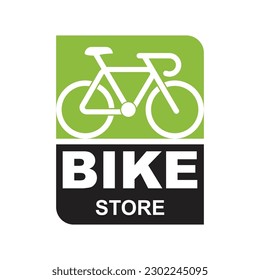 Bicycle shop logo design vector image, Bicycle logo concept icon vector, Simple design modern vector