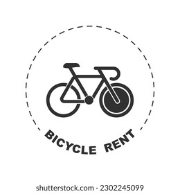 Bicycle shop logo design vector image, Bicycle logo concept icon vector, Simple design modern vector