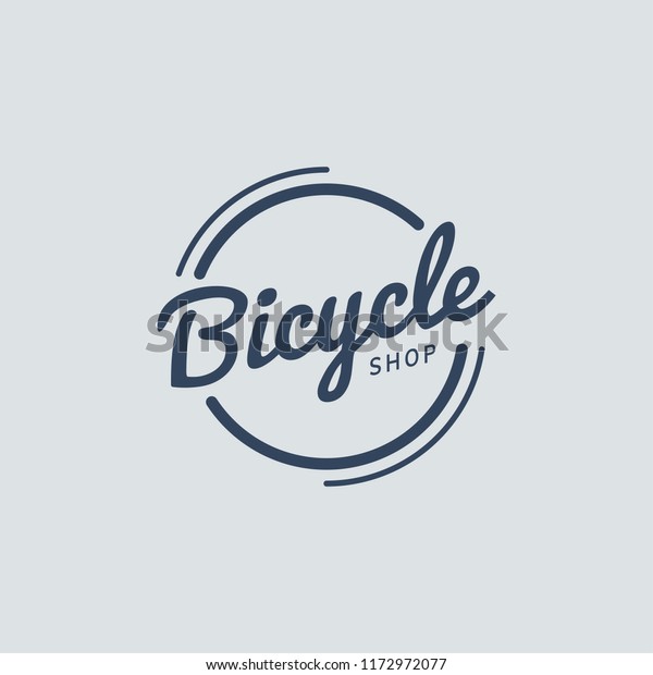 Bicycle Shop Logo Design Vector Stock Vector (Royalty Free) 1172972077 ...