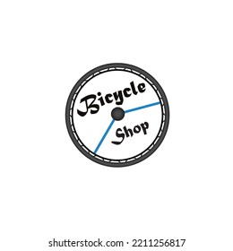 Bicycle Shop Logo Icon Vector Art.