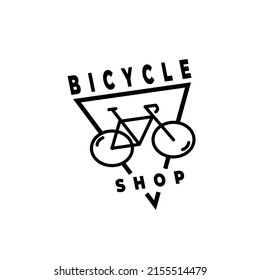 Bicycle Shop Logo Vector Illustration Design