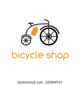 bicycle shop vector design template