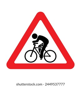 bicycle sign bike triangle sign bicycle exit bike lane road sign watch