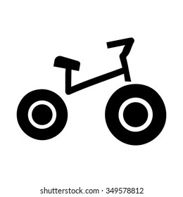Bicycle sign icon.