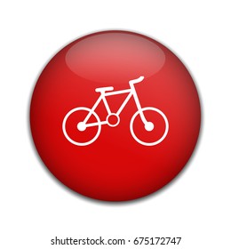 Bicycle sign icon.