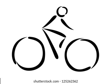 bicycle sign sketch