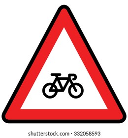 Bicycle sign Vector Illustration