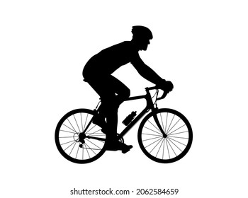 Bicycle Silhouette Black High Vector
