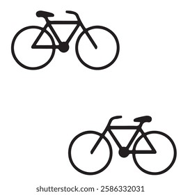 Bicycle Silhouette, Bicycle illustration, Bicycle icon Silhouette, Bicycle Silhouette illustration