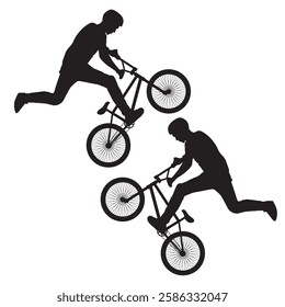 Bicycle Silhouette, Bicycle illustration, Bicycle icon Silhouette, Bicycle Silhouette illustration