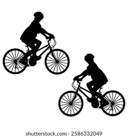 Bicycle Silhouette, Bicycle illustration, Bicycle icon Silhouette, Bicycle Silhouette illustration