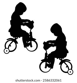 Bicycle Silhouette, Bicycle illustration, Bicycle icon Silhouette, Bicycle Silhouette illustration