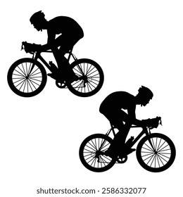 Bicycle Silhouette, Bicycle illustration, Bicycle icon Silhouette, Bicycle Silhouette illustration