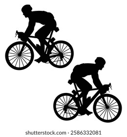 Bicycle Silhouette, Bicycle illustration, Bicycle icon Silhouette, Bicycle Silhouette illustration