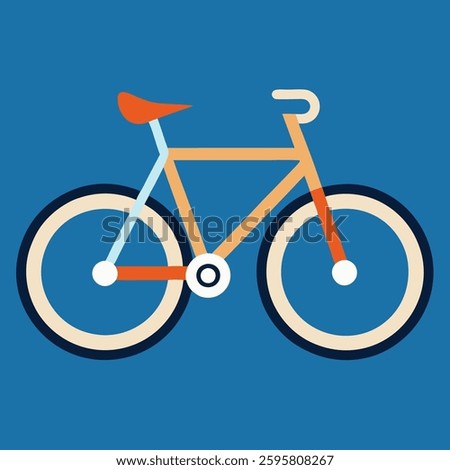 Bicycle silhouette vector art illustration