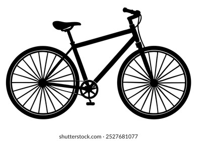 a bicycle silhouette vector illustration