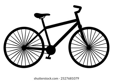 a bicycle silhouette vector illustration