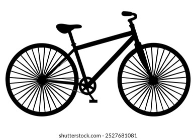 a bicycle silhouette vector illustration