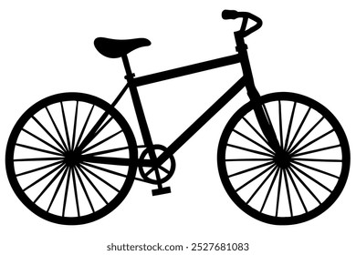 a bicycle silhouette vector illustration