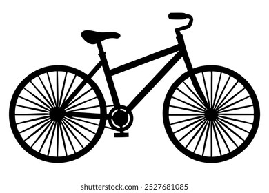 a bicycle silhouette vector illustration