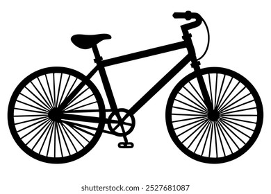 a bicycle silhouette vector illustration