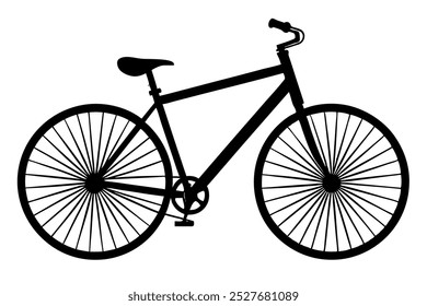 a bicycle silhouette vector illustration