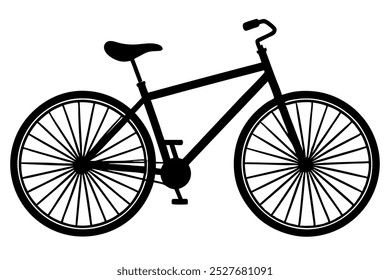 a bicycle silhouette vector illustration