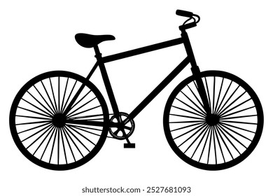 a bicycle silhouette vector illustration