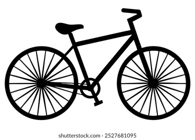 a bicycle silhouette vector illustration