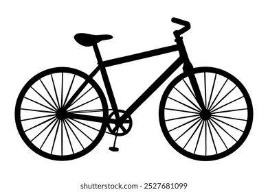 a bicycle silhouette vector illustration