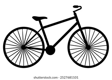 a bicycle silhouette vector illustration